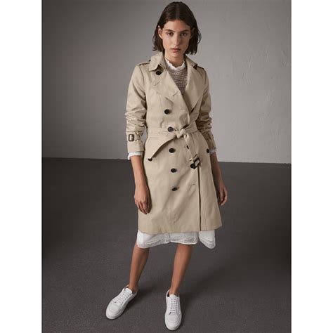 burberry sandringham stone|Burberry sandringham long trench coat.